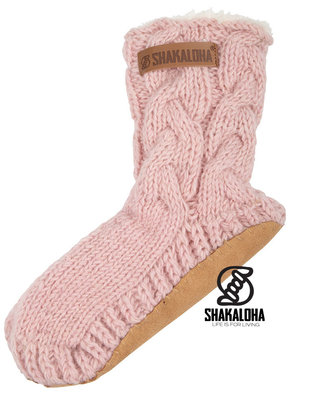 Shakaloha Calcetines de sábado con suela OldPink
