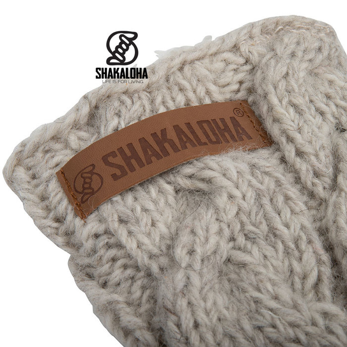 Shakaloha Soled Saturday Socks Beige
