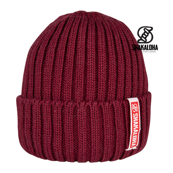 Shakaloha Bottle Beanie Mrn Burgundy