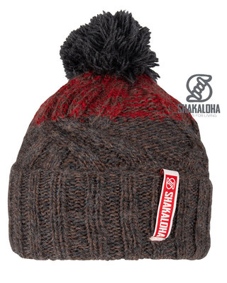 Shakaloha Blanez Beanie Mrn BrownRed