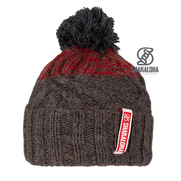 Shakaloha Gorro Blanez Mrn MarrónRojo