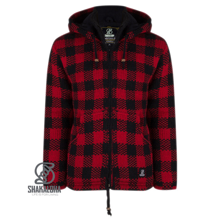 Shakaloha M Checker ZH Rojo Negro