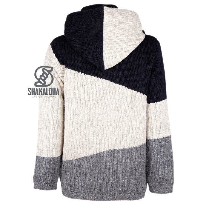 Shakaloha M Lancelin ZH Noir Beige Laine Hommes Gilet