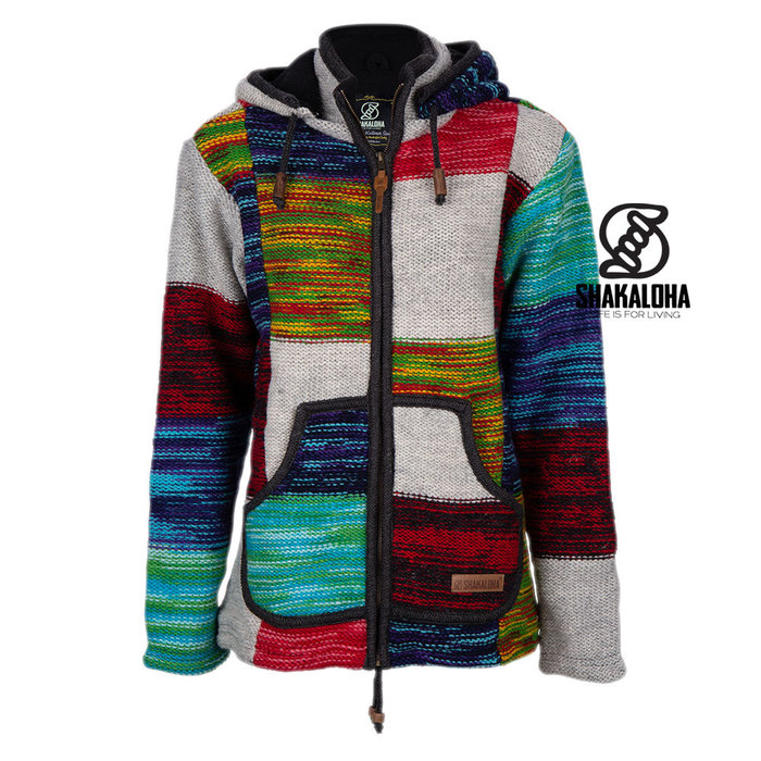 Shakaloha W Revpatch ZH CoolMulti Patchwork Strickjacke