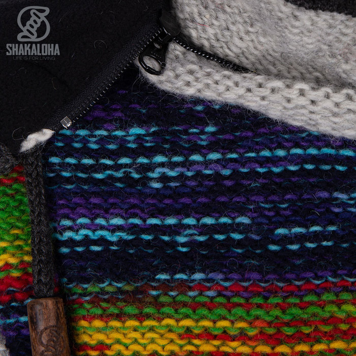 Shakaloha W Revpatch ZH CoolMulti Patchwork Strickjacke