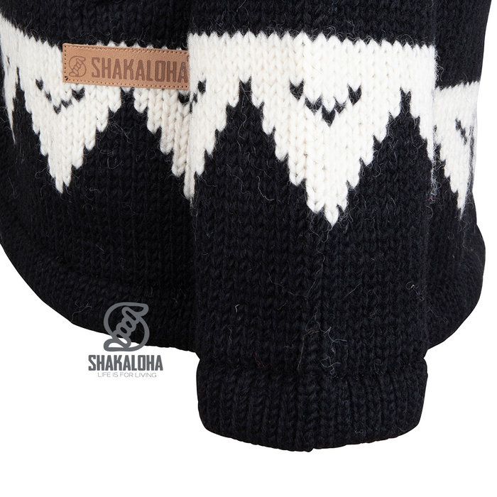 Shakaloha M Iglo ZH Chaleco de invierno azul blanco para hombre