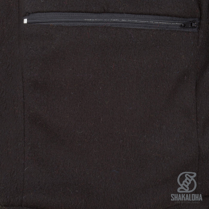 Shakaloha W-patch NH LBrown Patchwork Cardigan pour femme avec marron et orange