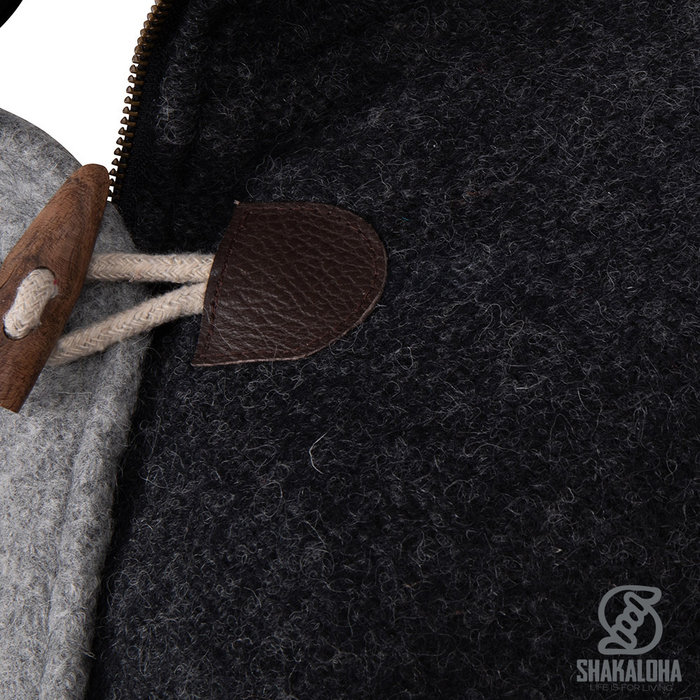 Shakaloha Abrigo de lana antracita para mujer W Gale ZH