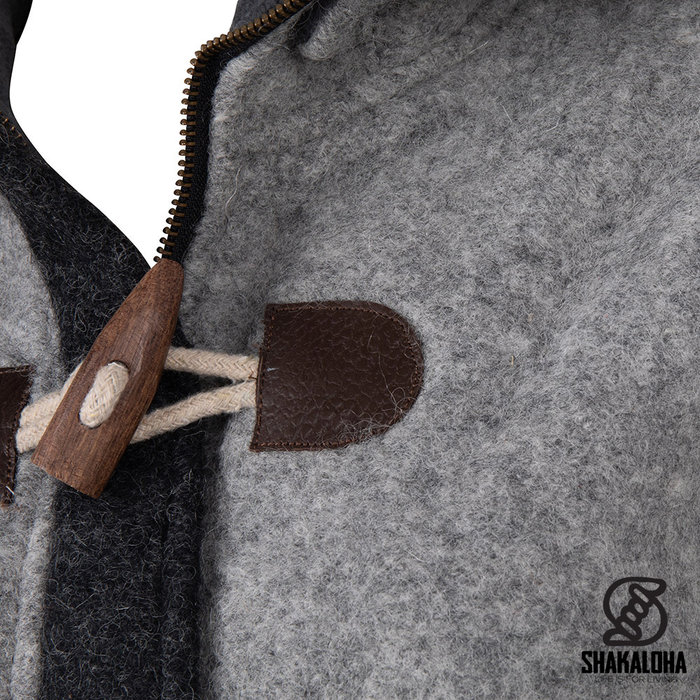 Shakaloha W Gale ZH Gray Wool Coat