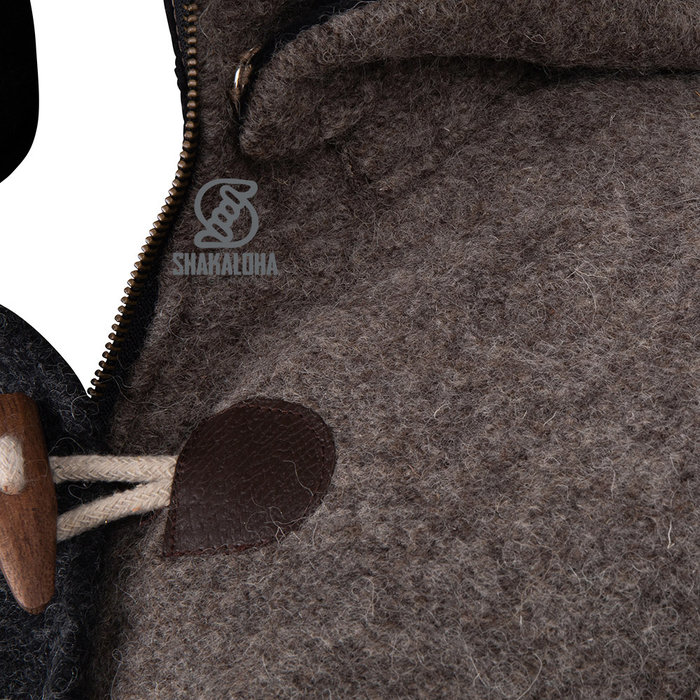 Shakaloha Abrigo de lana marrón para mujer W Gale ZH