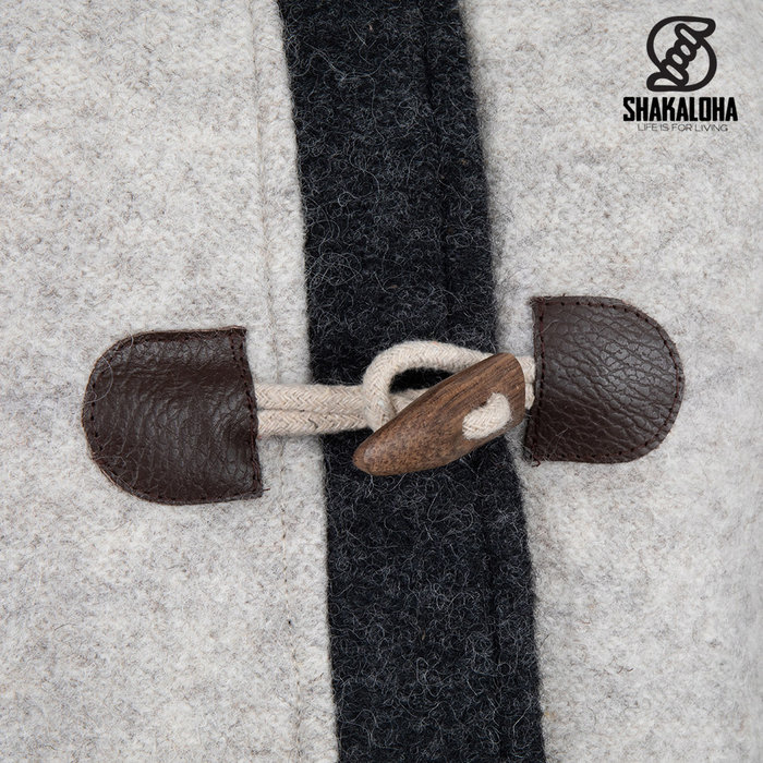 Shakaloha W Gale ZH Cardigan long en laine beige pour femme