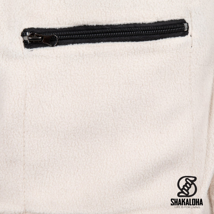 Shakaloha Cárdigan largo de lana beige W Gale ZH para mujer