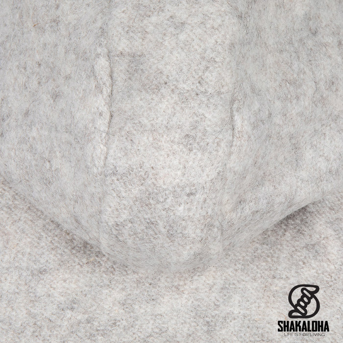 Shakaloha Cárdigan largo de lana beige W Gale ZH para mujer