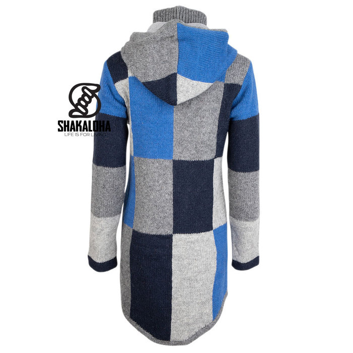 Shakaloha Chaleco largo azul grisáceo para mujer W Soulpatch ZH