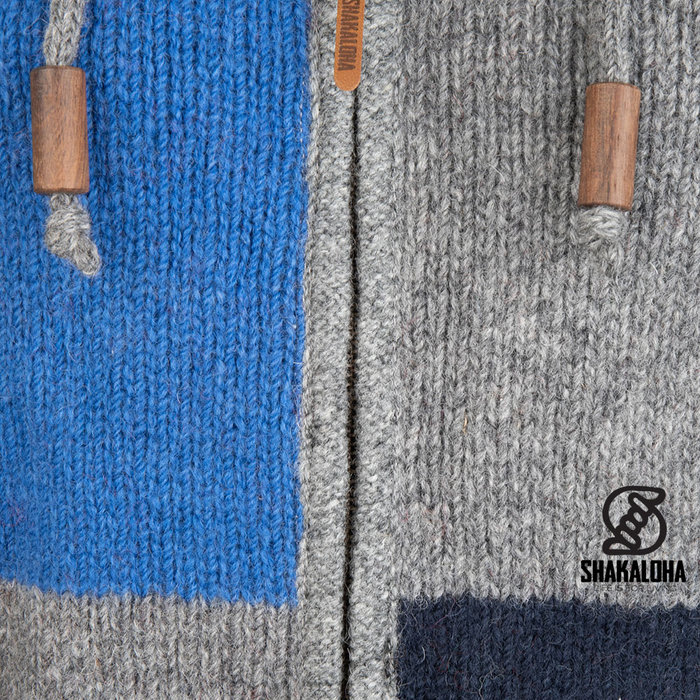 Shakaloha W Soulpatch ZH Blue Gray Long Women's Cardigan