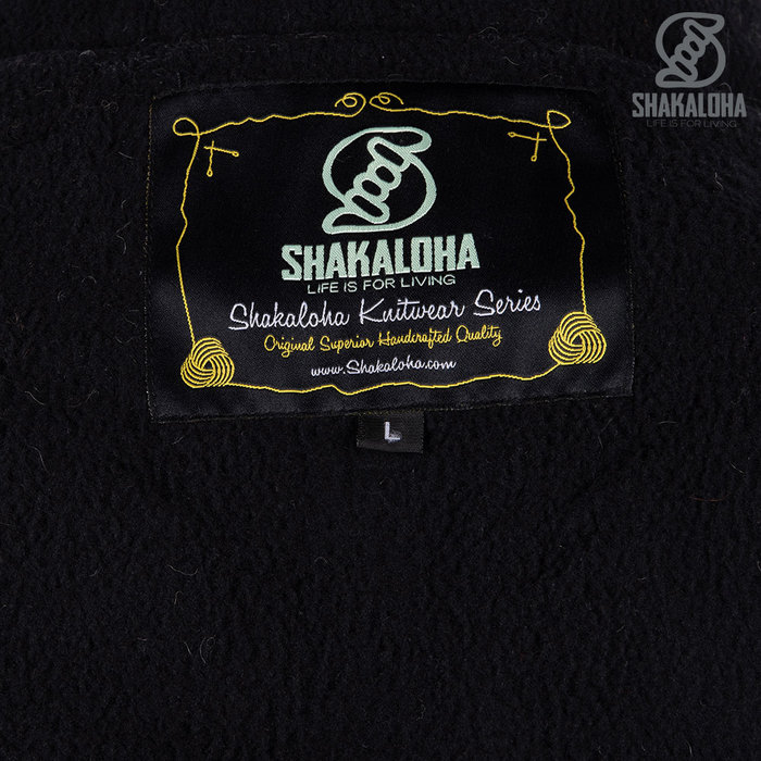 Shakaloha Cárdigan de lana de punto para hombre M Merrick ZH BeigeOliva