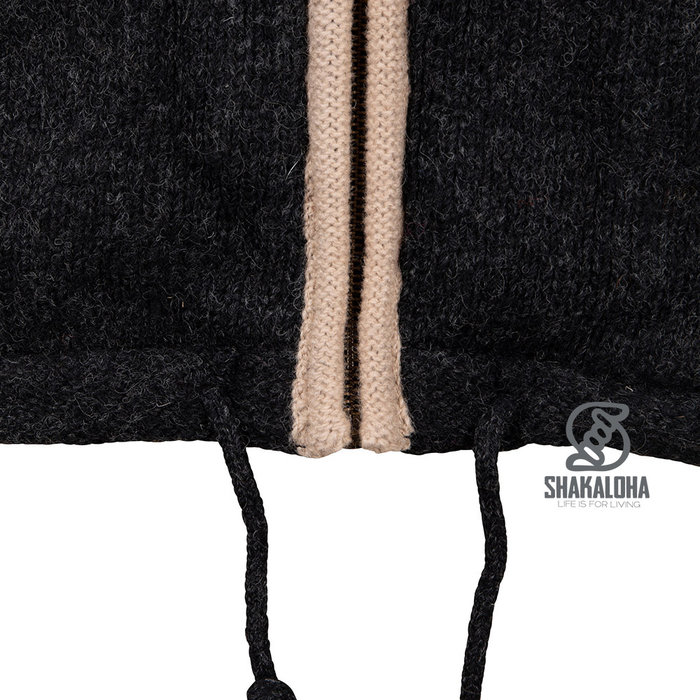 Shakaloha Cárdigan de lana de punto para hombre M Merrick ZH BeigeOliva