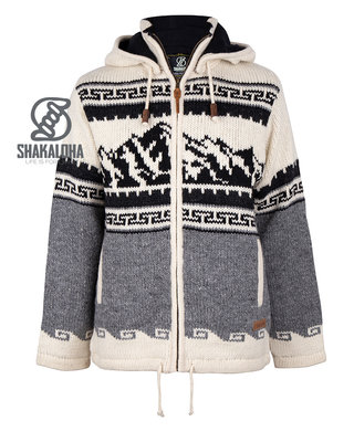 Shakaloha M Alaska ZH GrauWeiß