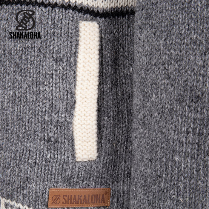Shakaloha M Alaska ZH Gray White Himalayan Vest