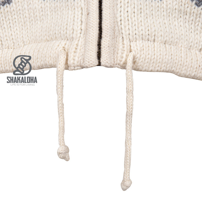 Shakaloha M Alaska ZH Gray White Himalayan Vest