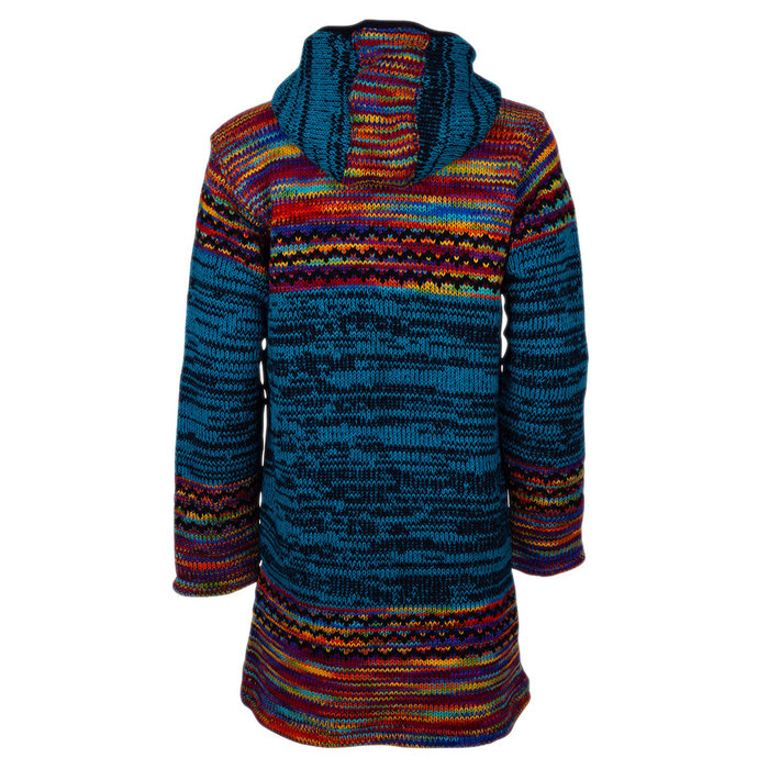 Shakaloha W Fling AntraOcean Langer Woll-Cardigan für Damen
