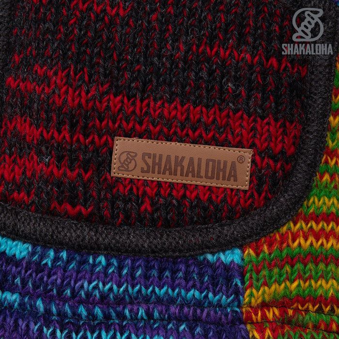 Shakaloha Giacca patchwork con cappuccio e cerniera CoolMulti