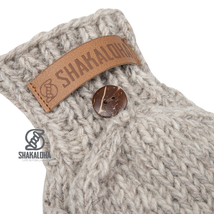 Shakaloha Nexus Handschoen zonder vingers Beige