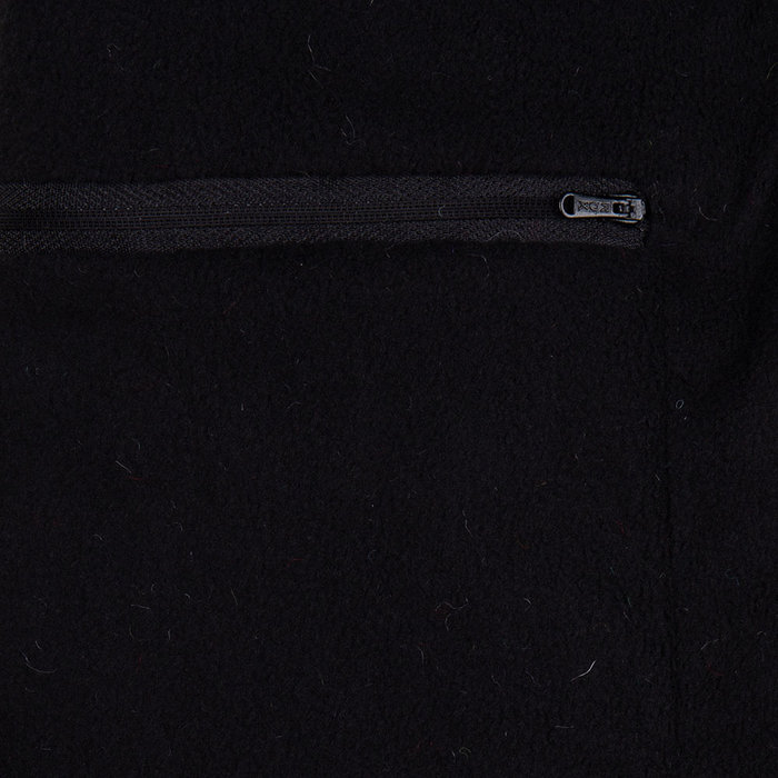 Shakaloha Shakaloha Gebreid Wollen Vest Patch NH Fel meerkleurig met Fleece Voering en Capuchon met Binnenkraag - Dames - Handgemaakt in Nepal van Schapenwol