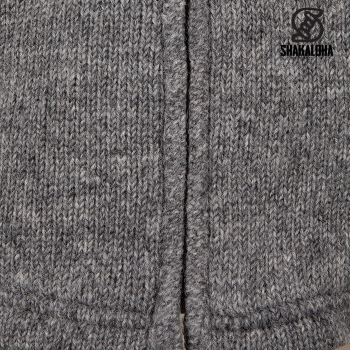 Shakaloha M Turbo ZH Rainbow Cardigan Laine Gris