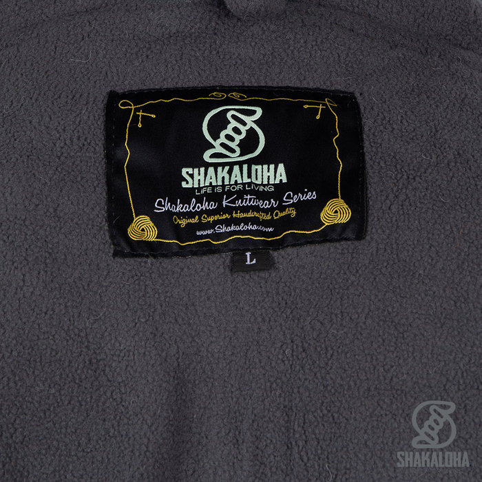 Shakaloha Chaleco arcoíris M Turbo ZH de lana gris