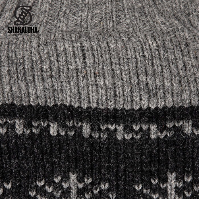 Shakaloha Cardigan Fulzipp Wool M Pine Grey