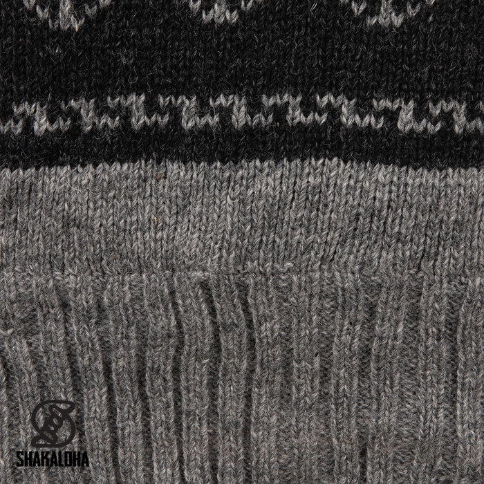 Shakaloha Cardigan Fulzipp Wool M Pine Grey