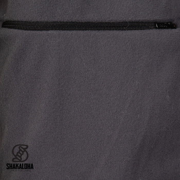 Shakaloha Vest Fulzipp Wol M Pine Grey