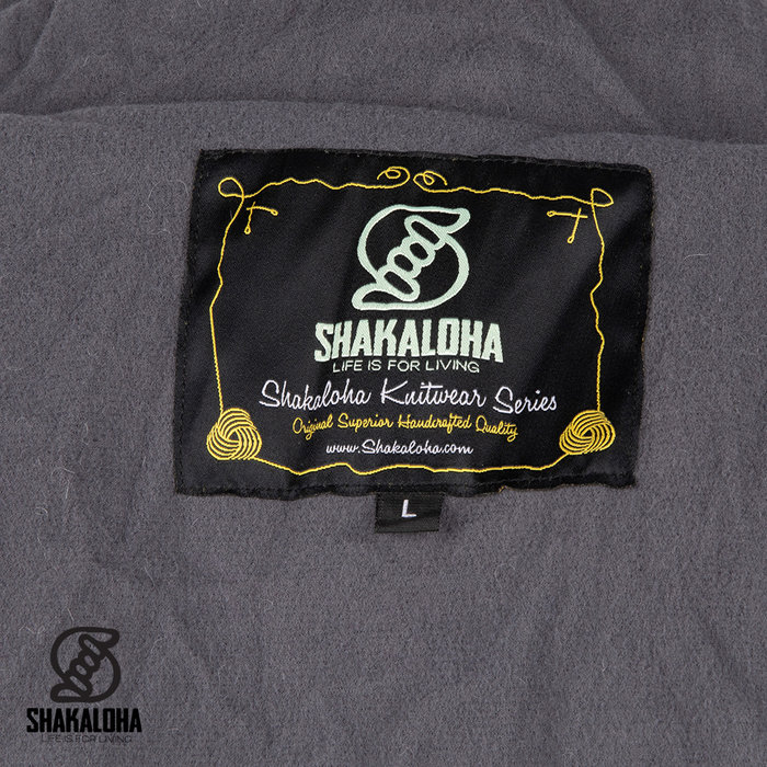 Shakaloha Weste Fulzipp Wool M Pine Grey