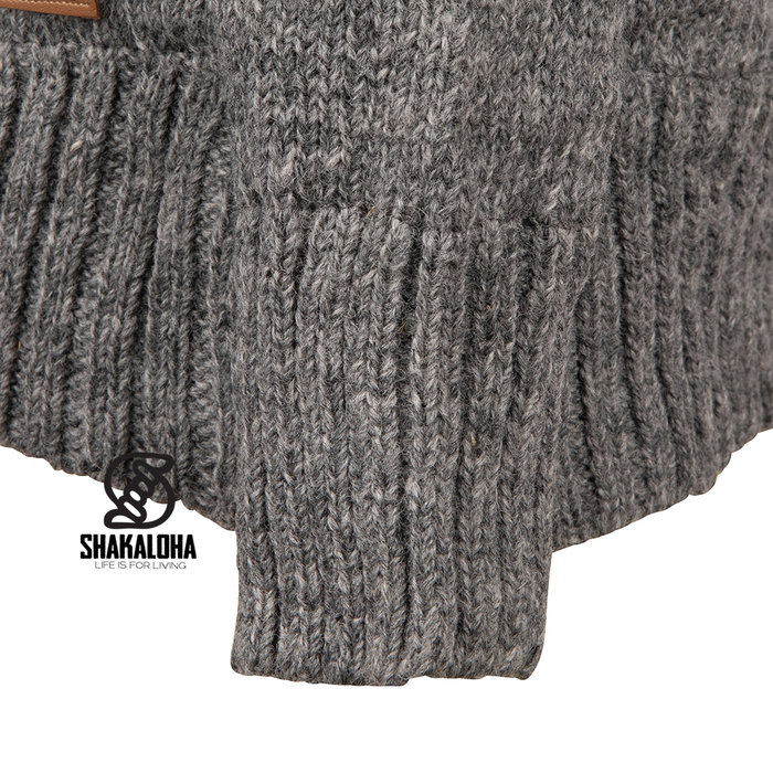 Shakaloha Cardigan Fulzipp Laine M Gris Sapin