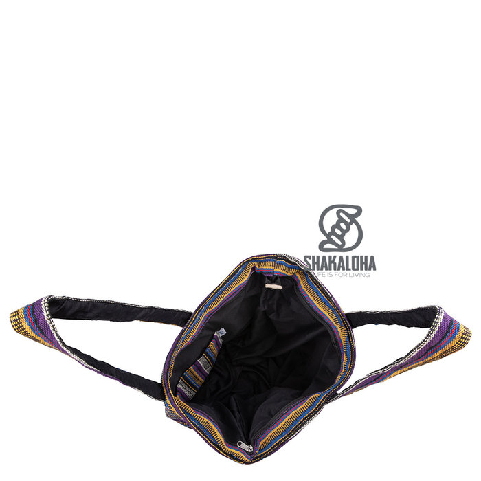 Shakaloha Bolsa de playa Heach Rayas Verticales Par Amarillo Azul