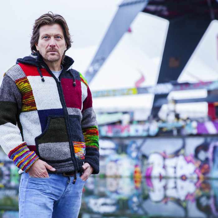 Shakaloha Shakaloha Knitted Wool Vest Patch NH Multicolor Fur with Fleece Lining and Hood with Inner Collar - Men/Uni - Handmade in Nepal from Sheep Wool