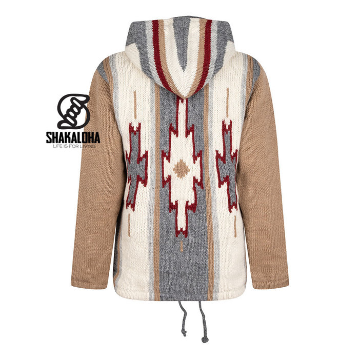 Shakaloha Chaleco de lana con forro gris M Clint ZH para hombre