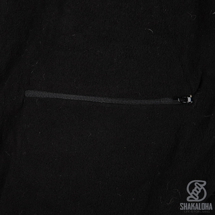 Shakaloha Wool jacket 100% virgin wool with recycled polyester lining M Horizon ZH black brown gray