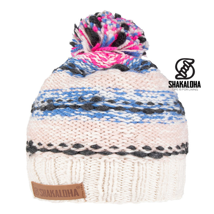 Shakaloha Gorro Baston Mrn Rosa Azul
