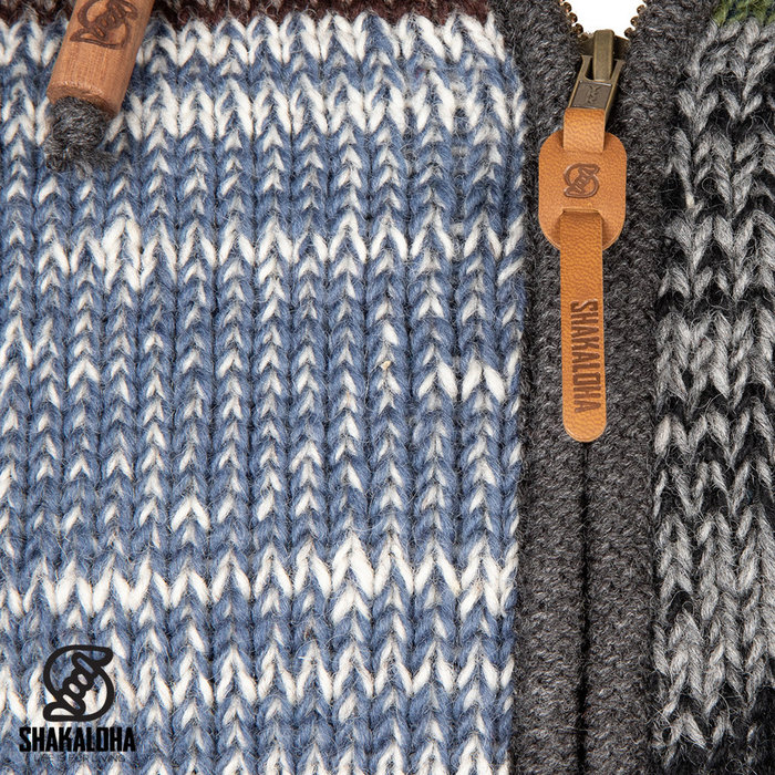 Shakaloha Heren Vest Gebreid M Patch ZH MasterFade