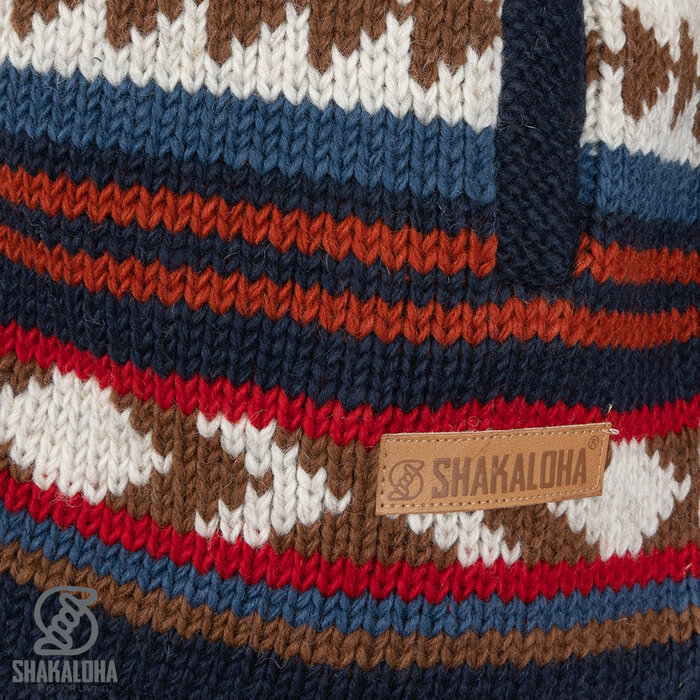 Shakaloha Herren Strickjacke Burque Mehrfarbig