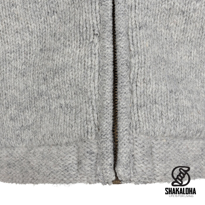 Shakaloha Women Boogey Grey wool knitted jacket