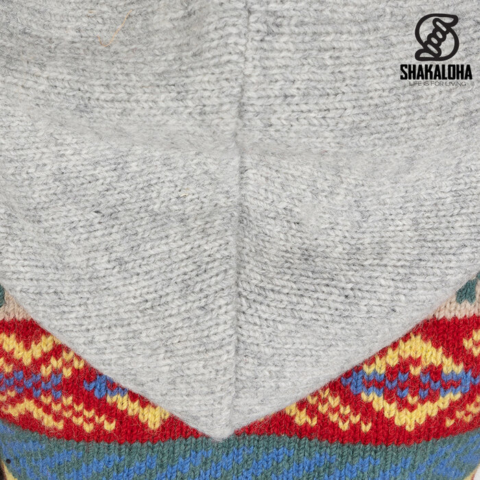 Shakaloha Women Boogey Grey wool knitted jacket