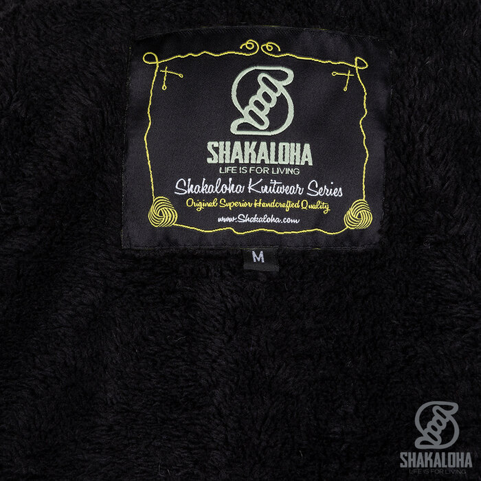 Shakaloha Damen-Strickjacke aus Wolle in Boogey Grey