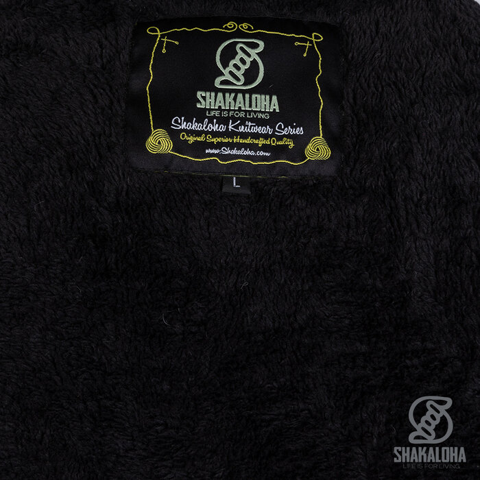 Shakaloha Herren-Wolljacke Gongbo in Beige mit Kapuze