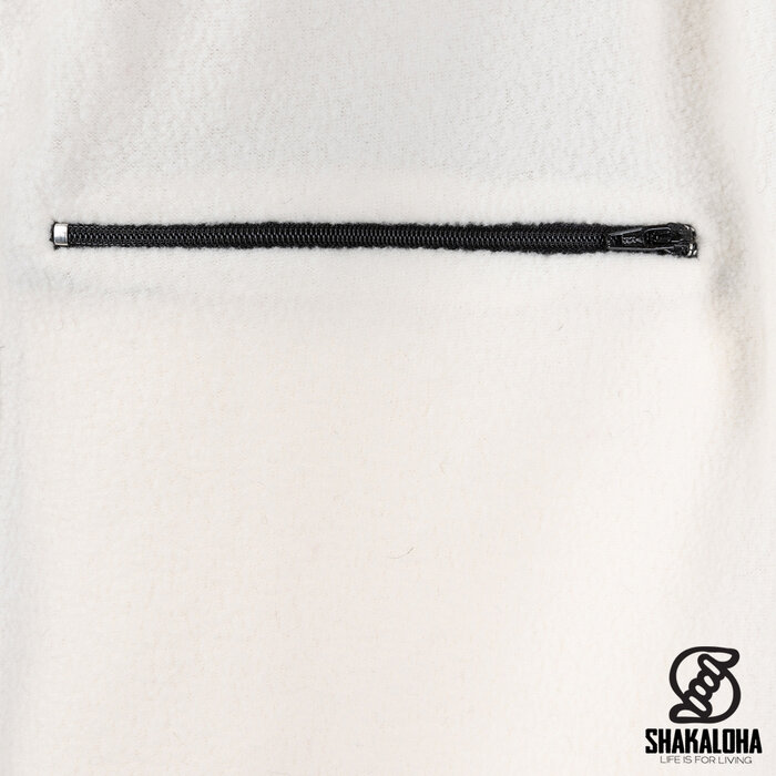 Shakaloha Dames Frency Beige jack met capuchon en volledige ritssluiting