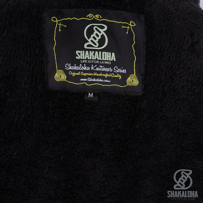 Shakaloha Dames Inca BeigeBlauwe Capuchonjas met Volledige Rits