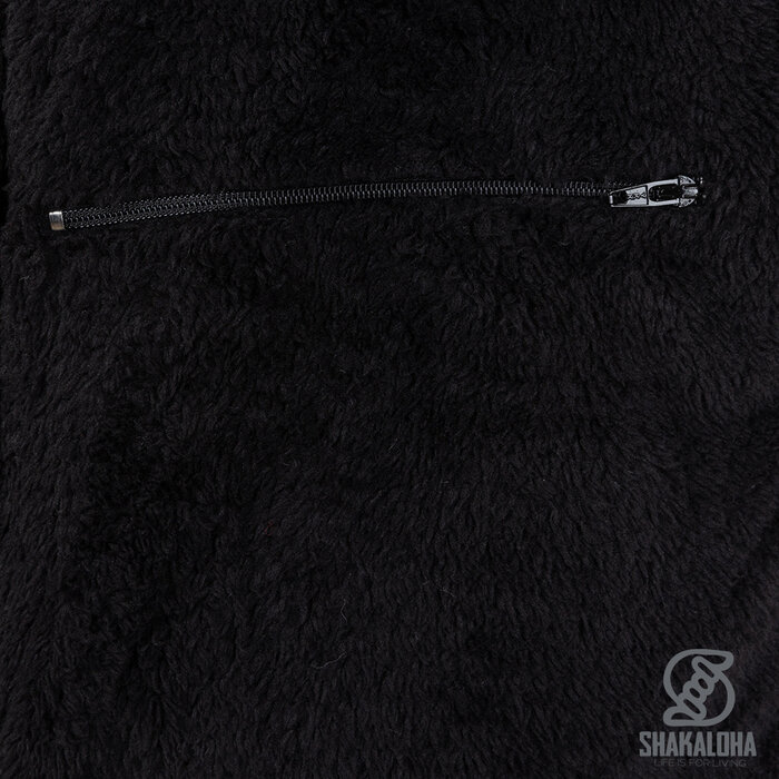 Shakaloha Manteau en laine tricotée beige et rouge Lonkey pour femme