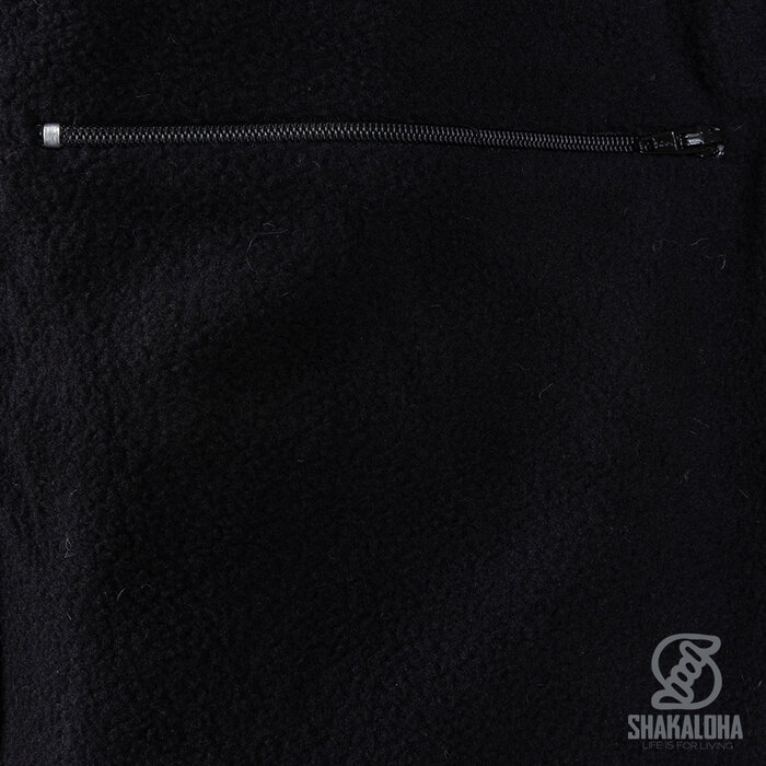 Shakaloha Cárdigan de punto de lana Pendle ZipHood gris antracita para mujer